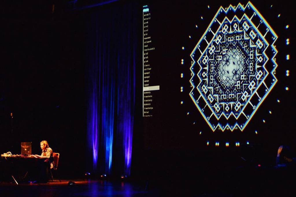 codame's tweet photo. Life is more #beautiful with #artplustech. #levels by Nick Shelton @nshelton #sheltron at @codame #3DWebFest #SanF… https://t.co/Gn94K0SwSV https://t.co/ejYICaRuXu