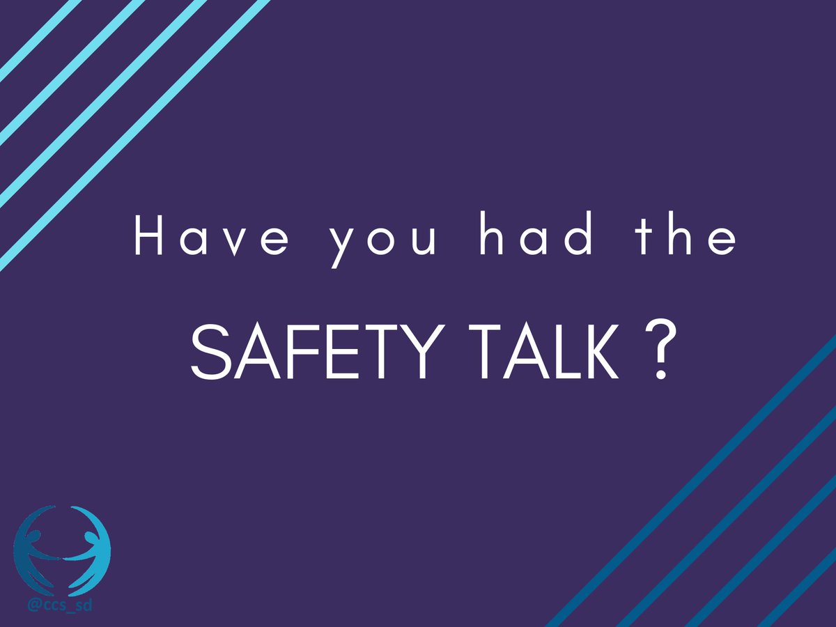 CCS_SD's tweet photo. Parents/caretakers, it's Back to School time! What does SAFETY mean to you? To your child?
#tuesdaytalkingtips #ccssd #safety #starttheconvo https://t.co/i2ZzHKMetZ