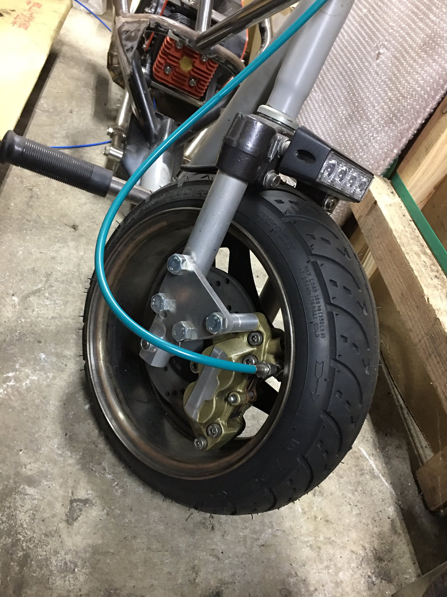 セピア ZZ 前輪足回り