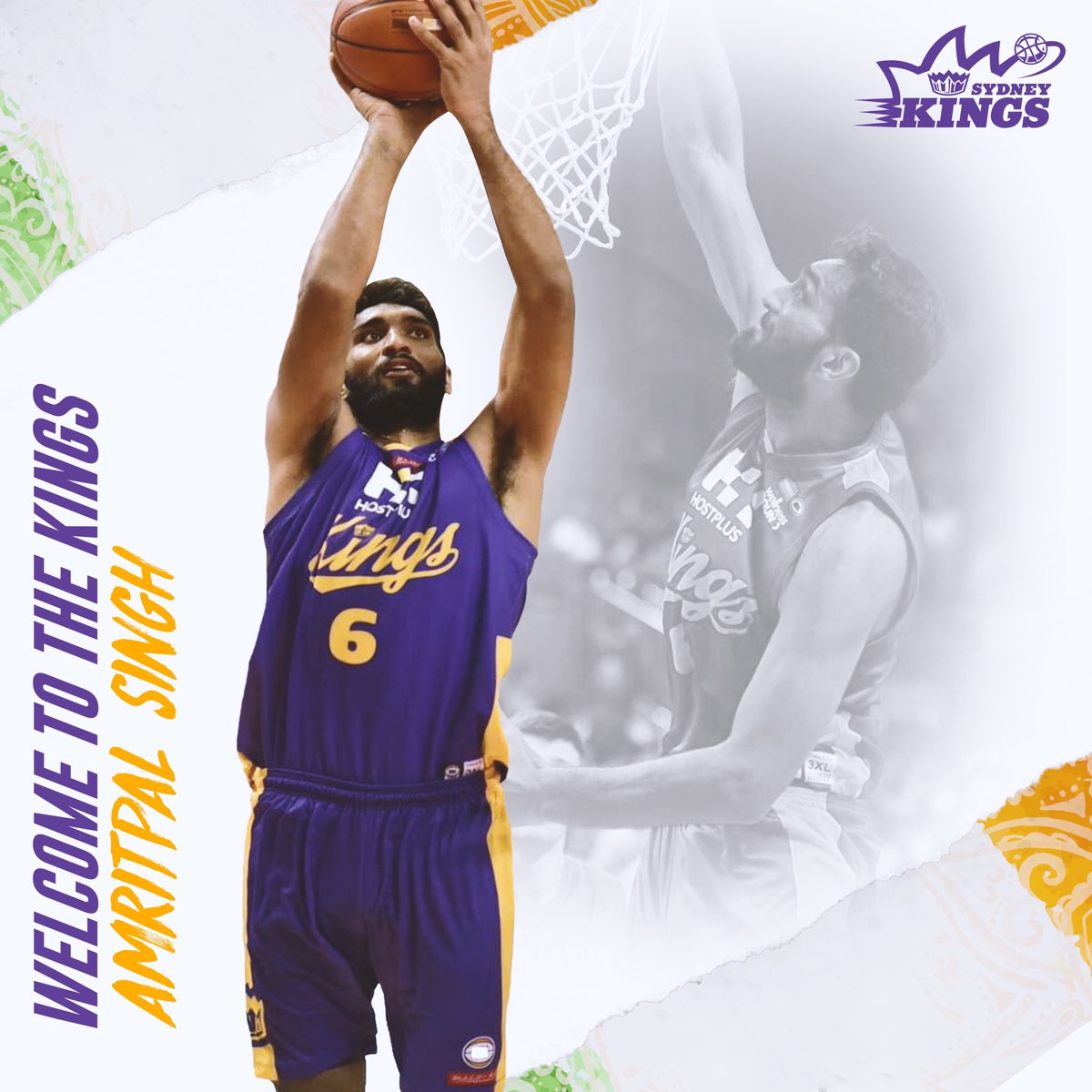 SydneyKings's tweet photo. Our roster is complete! We needed some more size and now we have it! Welcome Amritpal Singh! https://t.co/M16z9RgohK https://t.co/VqBMtveZ7J