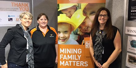 MinersPromise's tweet photo. It was lovely to meet the wonderful ladies - Alicia and Lainie from @MiningFM  at the @AIMEX_Sydney. Visit #BostGroup &amp; us at booth 2000. https://t.co/R2ARfgJut4