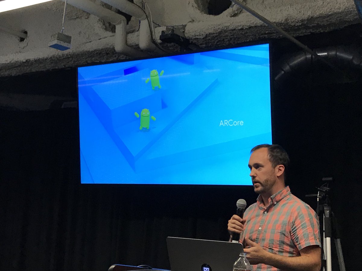 super_ventures's tweet photo. @NathanMartz of Google breaking down #ARCore #ARBA #LaunchpadSpace https://t.co/Ek6rmE5RsK