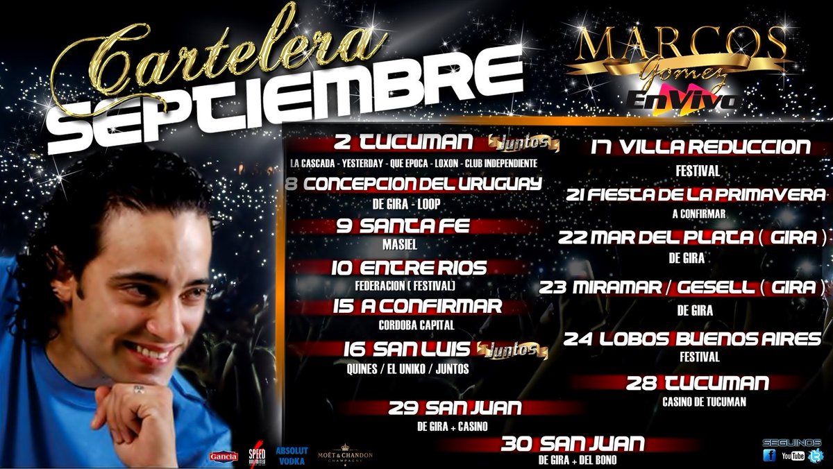 MarcosGomezLB's tweet photo. CARTELERA SEPTIEMBRE 2017!!!! MIRA https://t.co/ueuKiRLgJj