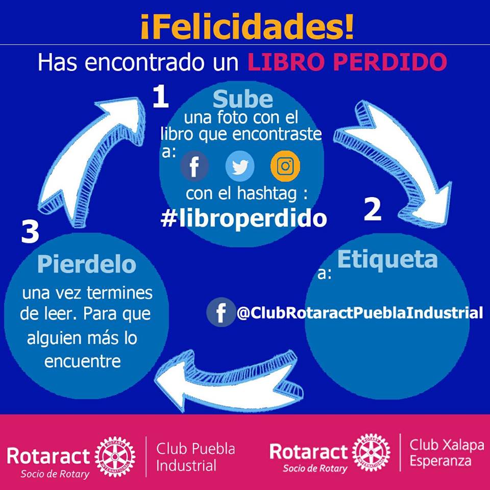 Ya estamos listos para el proyecto #libroperdido #PueblaIndustrial #Seamosjuntoslaindustriadelapaz #Rotaract #RotaryInternational