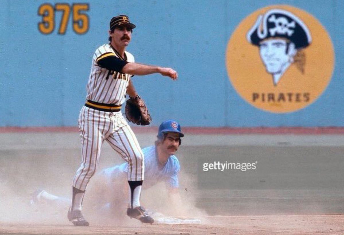 Super70sSports's tweet photo. Bill Buckner is out at second moments before he and Phil Garner realize they were separated at birth. https://t.co/GiOA3O9nhO