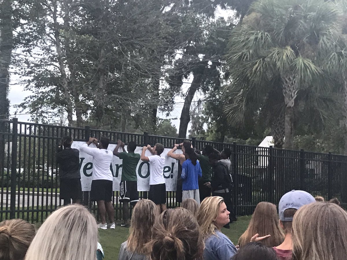 StetsonWSoccer's tweet photo. Today has been so full with an outpouring of love, both for Nick and for each other. #OneStetson #thisisahatter #NB37 #StetsonStrong https://t.co/P08sm2F01R