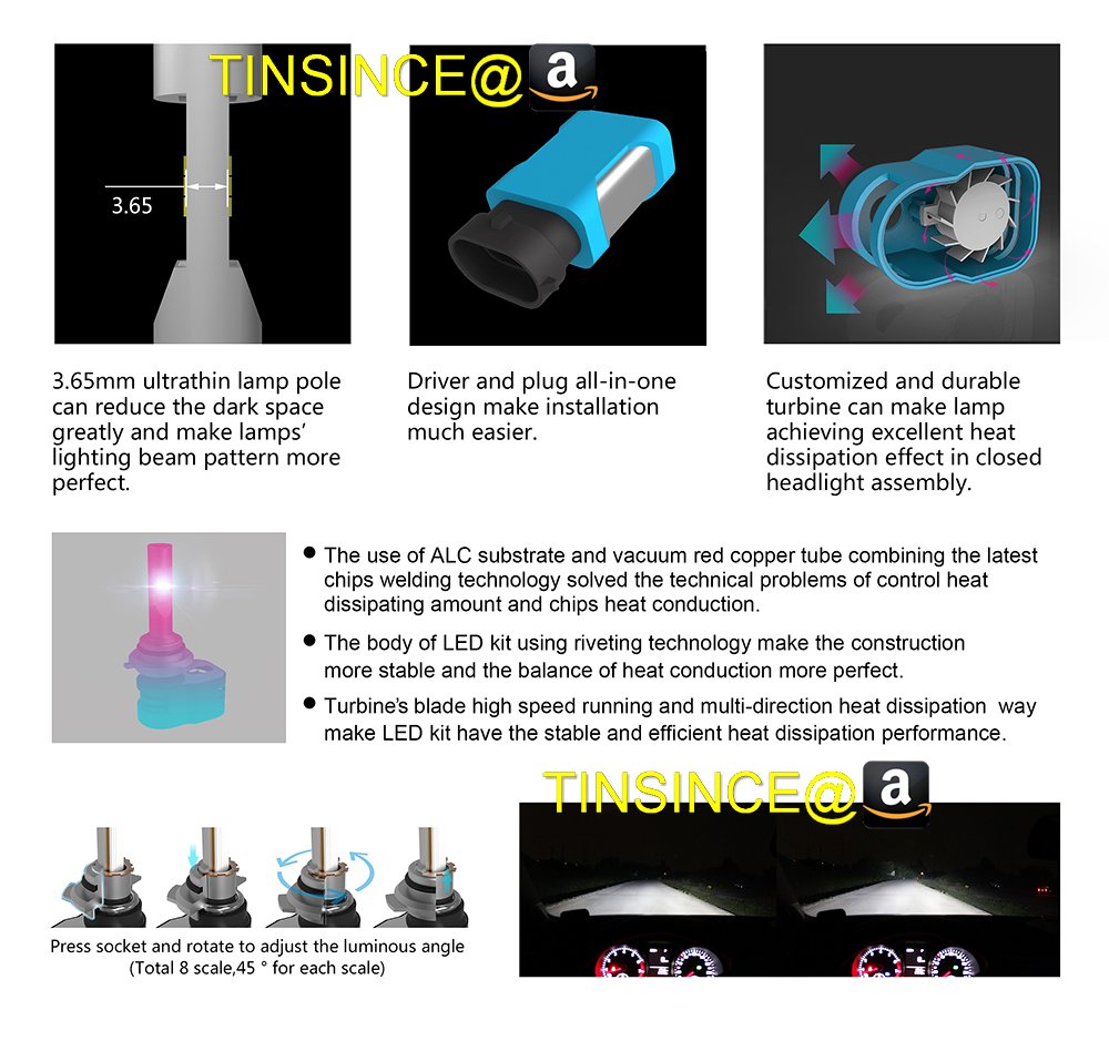 Vicky_LED's tweet image. #9005/hb3 high beam LED headlight kit
#300% luminance of original halogen bulbs
#easy installation,30000hrs Lifespan
amazon.com/TINSINCE-Headl…