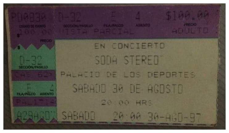 SODA STEREO | Se cumplen hoy 20 años del comienzo de la gira despedida. Palacio de los Deportes, Ciudad de México, 30 y 31 de Agosto de 1997
