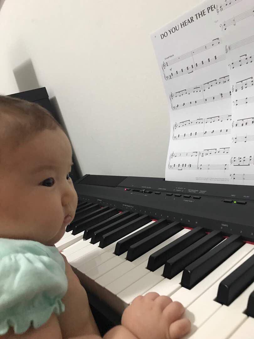 Starting early#beauty#baby#granddaughter#love