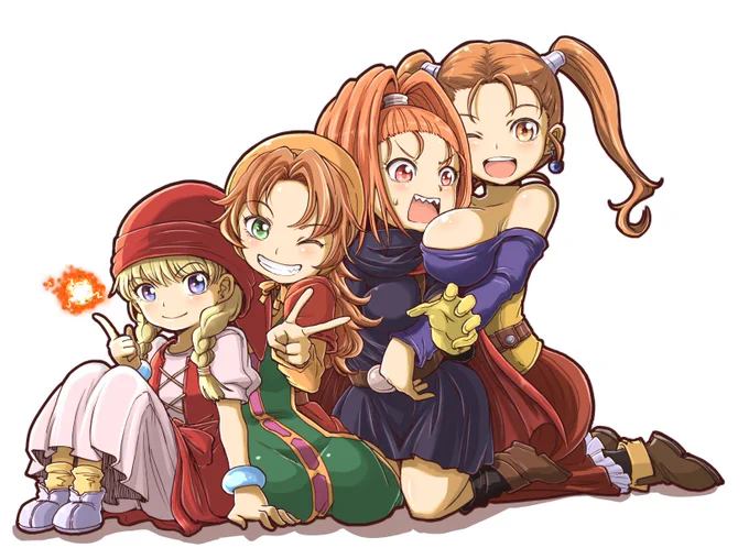 メラゾーマ系女子が今アツい!#ドラクエ11 