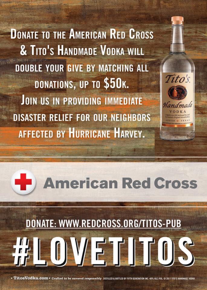 TitosCrystal's tweet photo. Help if you can! @titosvodka will match your donation. #NeighborsHelpingNeighbors  #loveTitos 
Donate here: 
https://t.co/ESx5RSNxMM https://t.co/dtgFGjzl84
