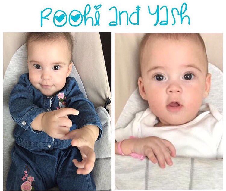 TinselLife's tweet photo. Here it is! The very first picture of @karanjohar's super adorable kids Roohi and Yash!
.
.
#KaranJohar #RoohiYash #KaranJoharKids https://t.co/Dm2seEUtGv