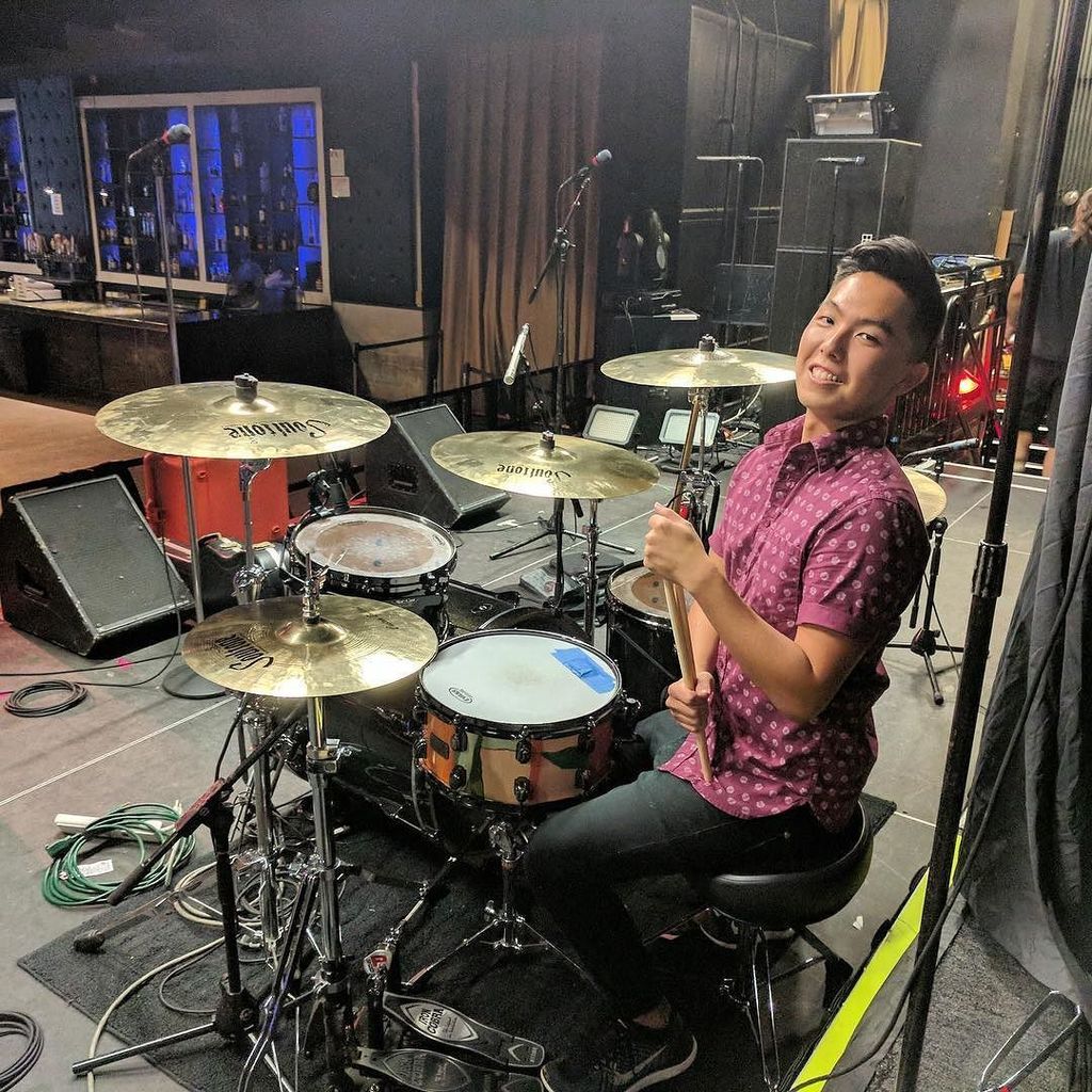 SoultoneCymbals's tweet photo. #setuptuesday with #soultonecymbals artist Evan Arashiro from Hawaii @earth2evan drummer for Scarlet Cord @scarleโฆ https://t.co/tWYXJMXtFN https://t.co/W1EZUAG6g7