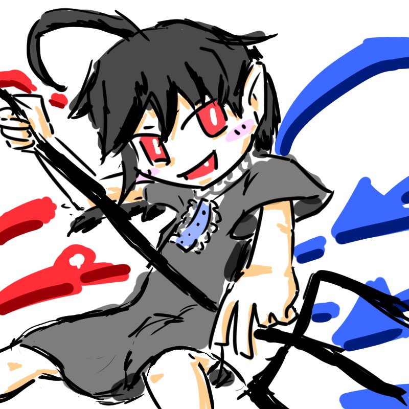 封獣ぬえ 「#東方版真剣お絵描き5分一本勝負 ぬゑちゃん描きたかったけど昨日描きそびれたので」|愚華🌵のイラスト