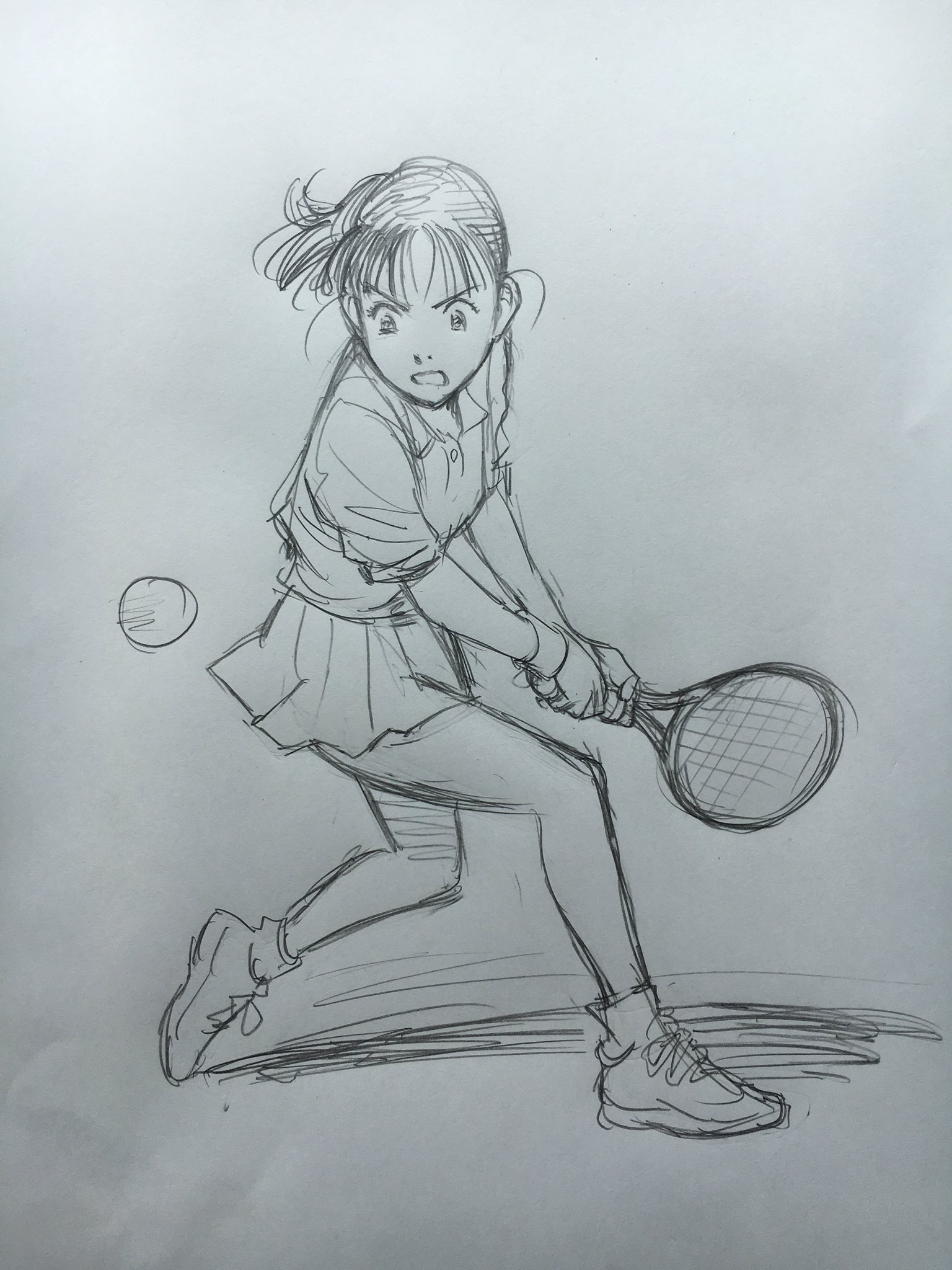 浦沢直樹 Naoki Urasawa公式情報 伊達公子さん Happy の海野幸を描きながら あなたの戦いにどれほど触発されたことでしょう テニスの素晴らしさを教えて下さってありがとう 最後の試合のあともチャレンジは続きますね
