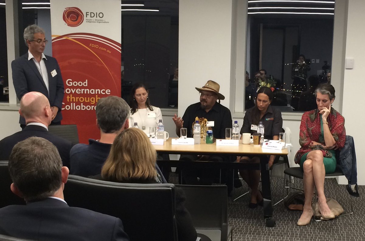 JoinFDIO's tweet image. Traditional Owner directors from the Pilbara telling us last night what they want from Independent Directors: it's not just about the money.