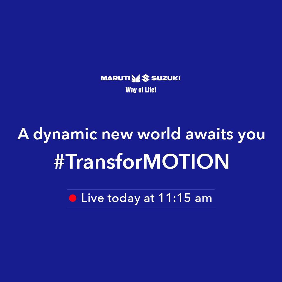 Maruti_Corp's tweet image. #transforMOTION