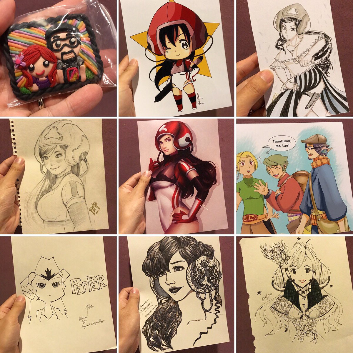 Some wonderful gifts I received from my fans during @asiapopcomicon. You  guys are amazing and I, image size:1200x1200