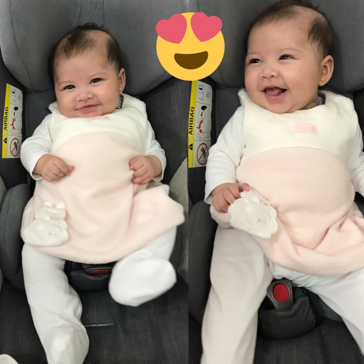debiitevez's tweet photo. Felices 3 meses al amor más puro que puede existir te amo con locura me haces muy feliz no cambies nunca esa sonrisa hermosa 😍👑💖3️⃣🎉🎀 https://t.co/gTG7XVUbZf