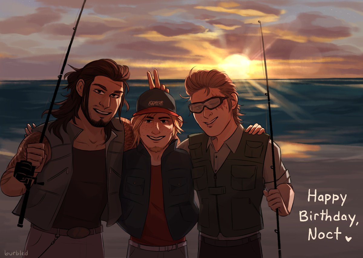 #ffxv spoilers//

I like to think they make a point to be together on his birthday every year and go fishing and take photos for him (1/2)