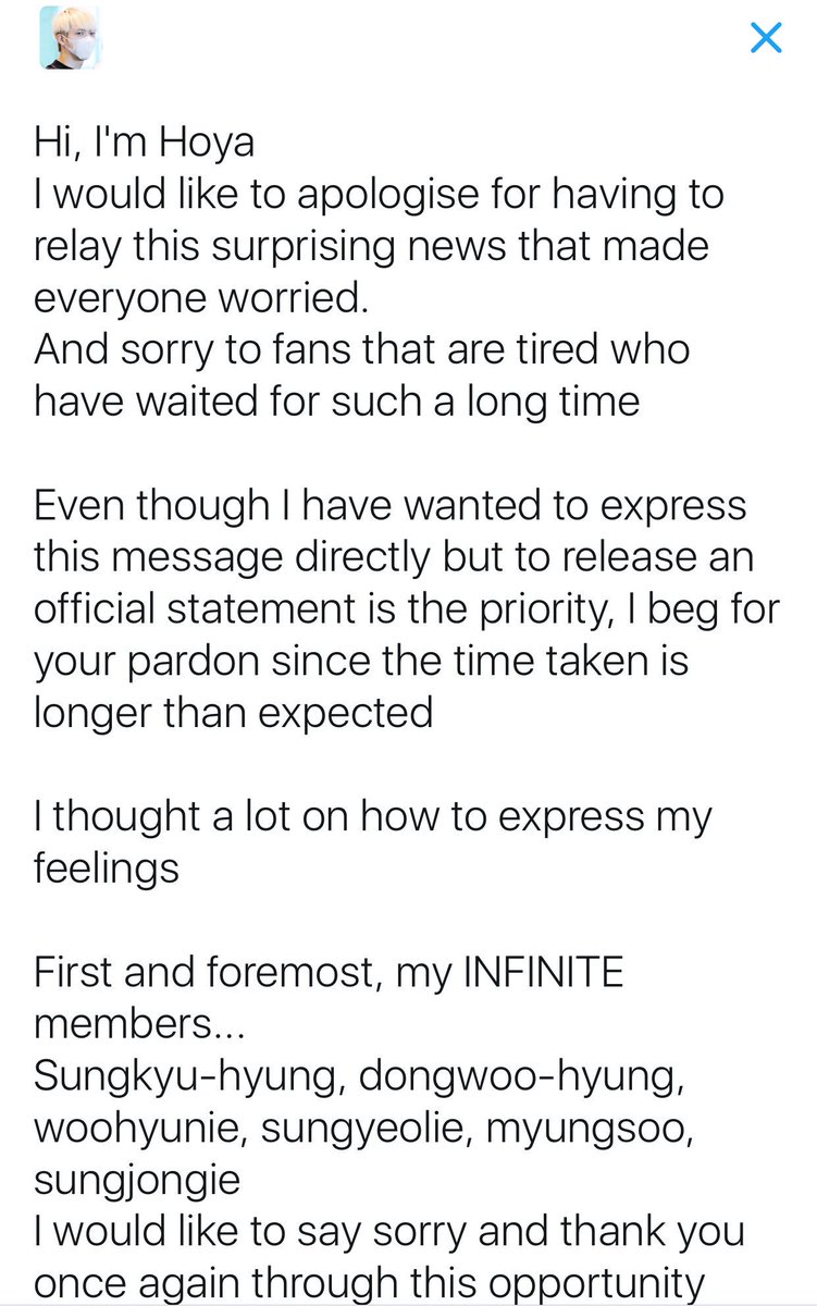 INSPIRITEAM's tweet photo. [TRANS] 170830 Hoya's letter: credit to nwh91_0208 https://t.co/TK4ntRoyKk