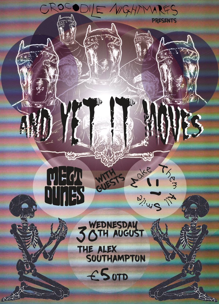 crocnightmares's tweet photo. Tonight we bring you some genuine angst and aggression from @AYIM_band @MeltDunes and #makethemallsmile at @TheAlexPub1 https://t.co/OODeuJG63b