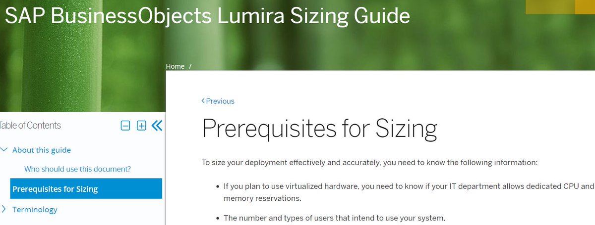 Find #SAPLumira 2.0 Sizing Guide for @SAPAnalytics in #SAPHelp Portal: hubs.ly/H08rrSr0