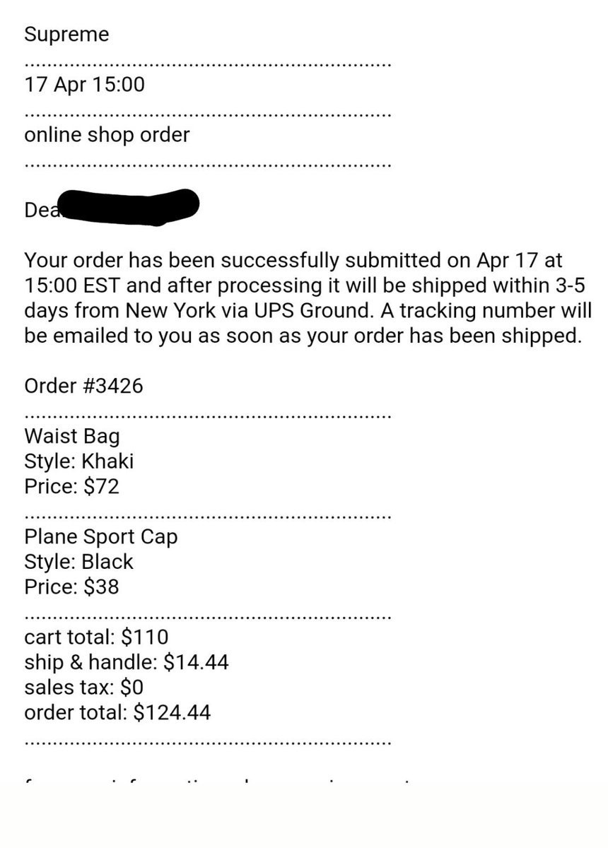 order supreme online