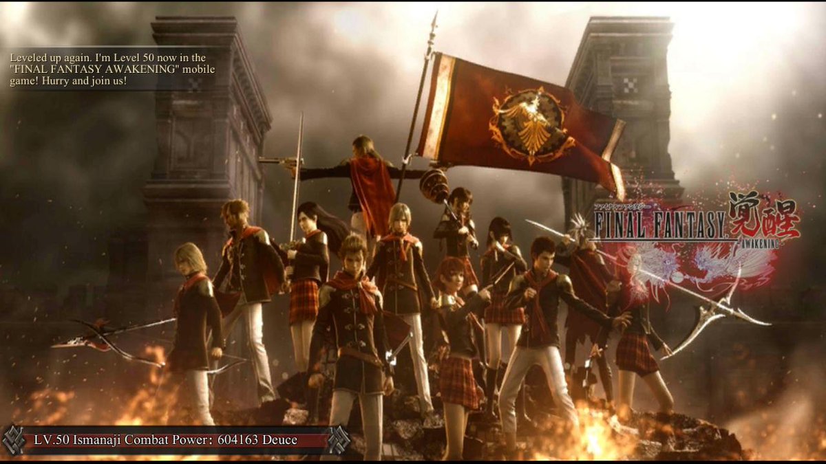 I'm playing FINAL FANTASY Awakening. Come with me! ffid.efunen.com