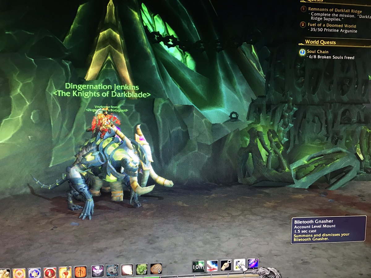 DoublexBlackOut's tweet photo. Let's Go 916 item level new mount Biletooth Gnasher !! We made it! #Doubleblackout #Worldofwarcraft #stream #Wow #Mount https://t.co/se8KALZgd9