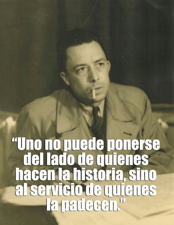 carlitosellisto's tweet photo. Gran frase de Albert Camus sobre #política y #periodismo https://t.co/Exs773lnu2