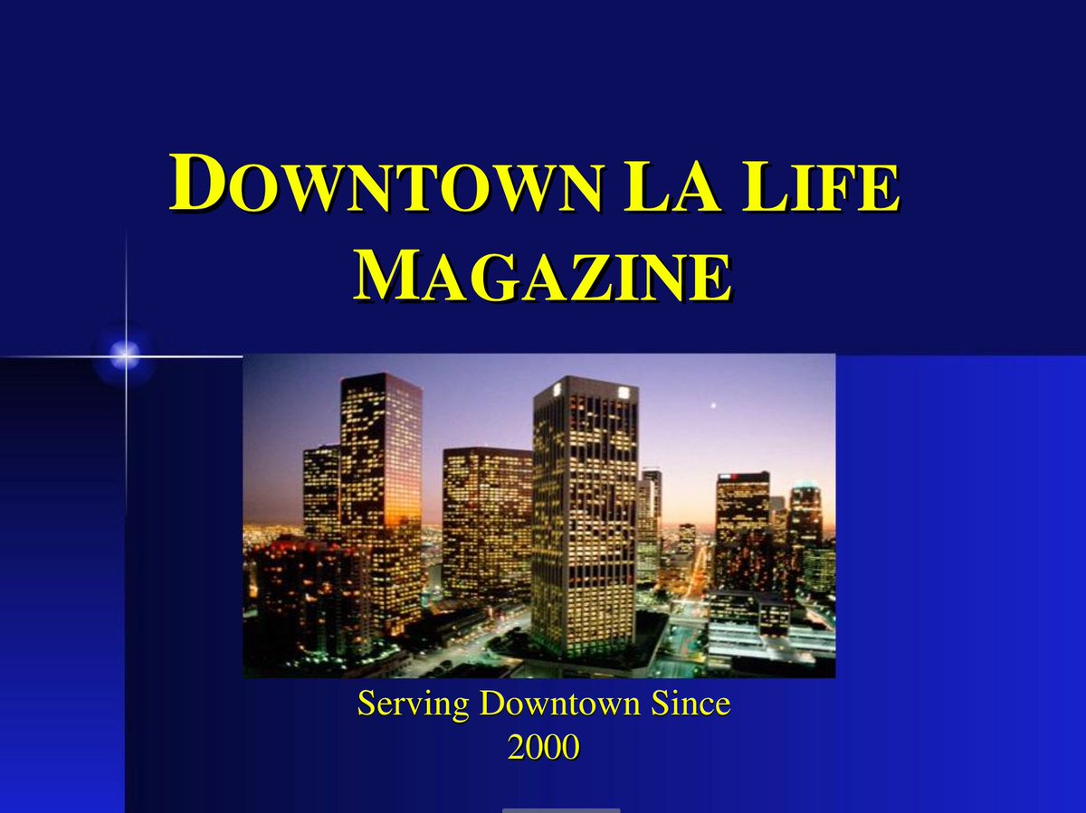 DTLALMagazine's tweet photo. 17 Years - 11 Awards
Downtown's First E-Magazine
"And they said it would never last!"
https://t.co/gmN057nCOK #DTLALofts #DTLARealestate https://t.co/axhZBnD38H