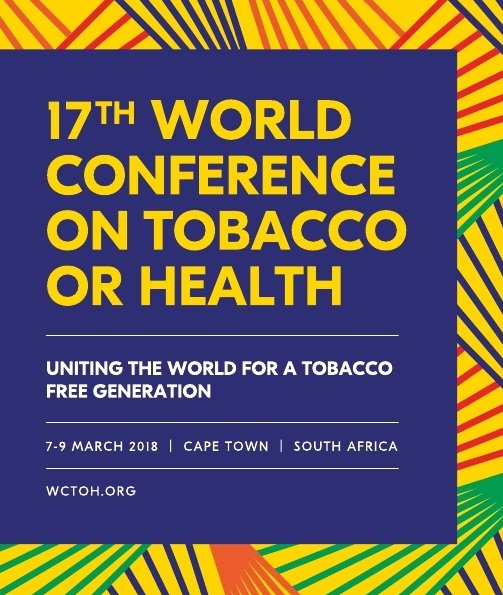 #WCTOH - 17th World Conference on #Tobacco or Health
7-9 March 2018
Cape Town, South Africa
WCTOH.org