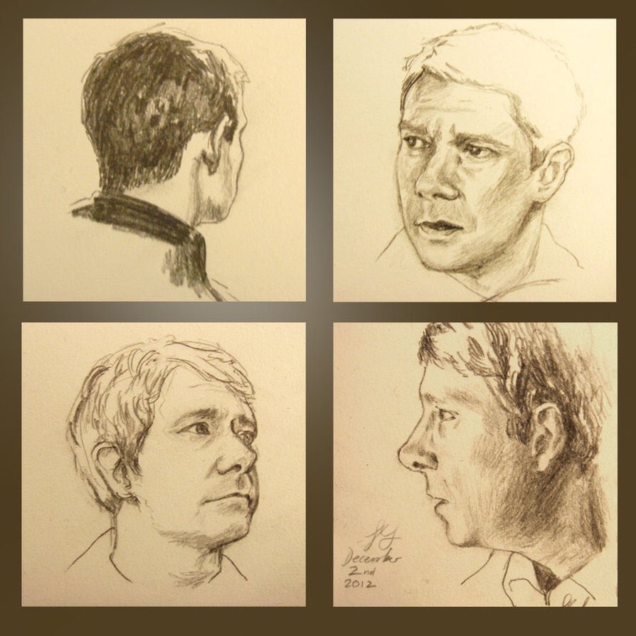 221bWall's tweet photo. "Watson-y sketch page"
(cred: https://t.co/oTMn5h6vye) #Sherlock #fanart #art #drawing #sketch #JohnWatson #MartinFreeman https://t.co/gJEeTOQauk