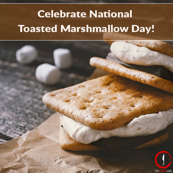 aliyaahsan90's tweet photo. Celebrate National Toasted Marshmallow day and enjoy! #OnePlatter #NationalToastedMarshmallowDay #ToastedMarshmallow #Marshmallow #Food https://t.co/QBQwG7pukc