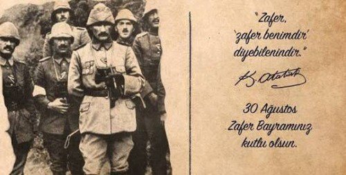 Hakkıdır, hür yaşamış, bayrağımın hürriyet; 
Hakkıdır, hakk'a tapan, milletimin İstiklal!

 #30AgustosZaferBayrami kutlu olsun