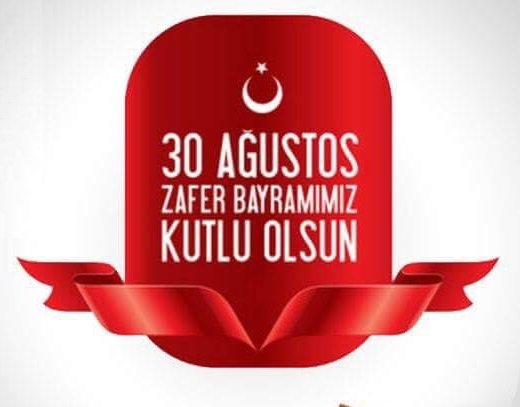 30 Ağustos Zafer Bayramımız kutlu olsun. Bu uğurda canını veren tum şehitlerimize, gazilerimize, saygı,rahmet ve minnetle...