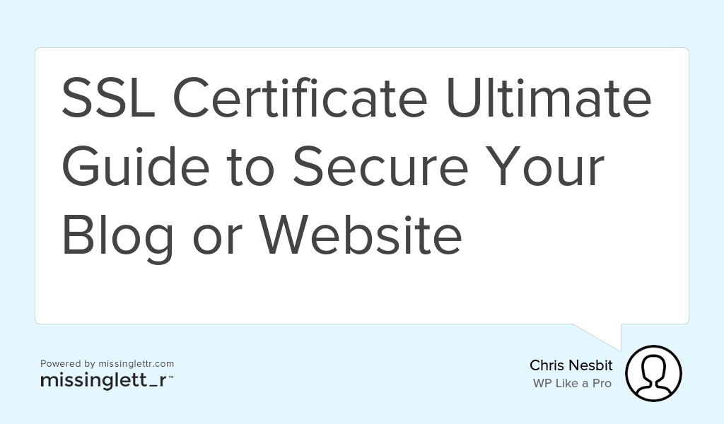 chrisanesbit's tweet photo. SSL Certificate Ultimate Guide to Secure Your Blog or Website https://t.co/rSjjX65gvo #ssl #Hosting #Using #Owner #https #Certificate https://t.co/QirU12S3d2