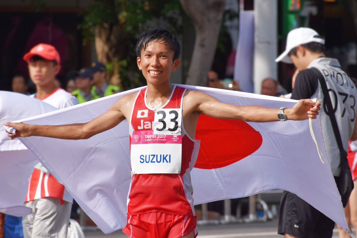 神奈川大学 公式 陸上競技部 鈴木健吾選手が 第29回 ユニバーシアード競技大会 17 台北 の男子ハーフ マラソンで銅メダルを獲得しました T Co Myqxp3y9p6