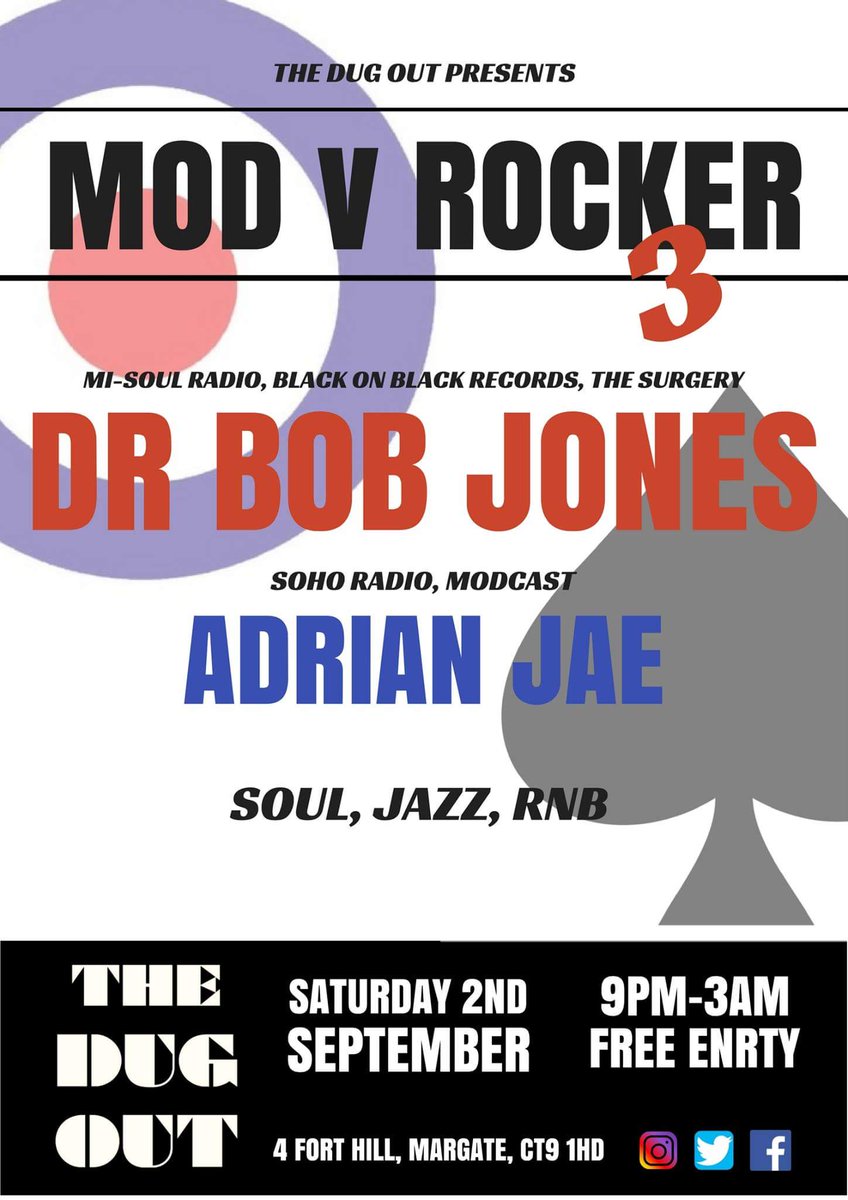 dugoutmargate's tweet photo. Looking forward to #drbobjones on Sat. The man is a legend and a gentleman. #soul #rnb #jazz #motown #staxs #misoulradio #margate https://t.co/6lTELyMbdU
