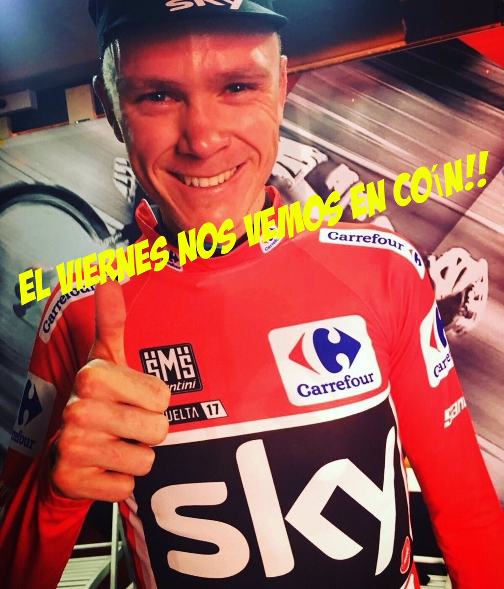 Coin_Deportes's tweet photo. Etapa 13 de la @lavuelta Coín-Tomares !! Viernes 1 de septiembre a las 12:30h desde el parque periurbano @AytoCoin Ven!! Te esperamos!! https://t.co/zGmGHpZeMj