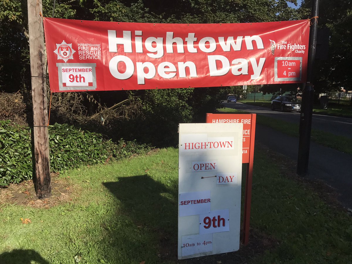 Hightown56's tweet photo. Counting down the days until our #openday @Hants_fire come and meet the team on Sat 9 Sept #safercommunities #firefighterfun https://t.co/DtOpwAZiwQ