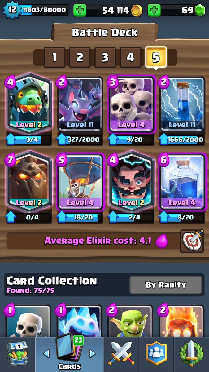 Simon32685267's tweet photo. @KawaboumgaCR  deck variante de ton deck mega-chevalier! deck génie https://t.co/YHYnfGu9Rs