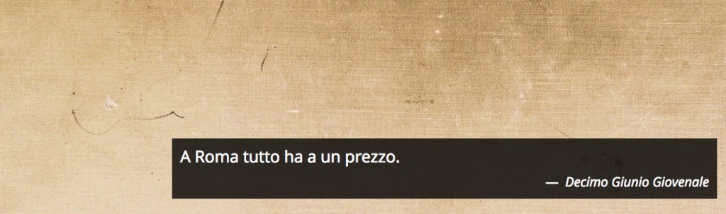 A Roma tutto ha un prezzo [Giovenale] etuttacolpadellaraggi.wordpress.com/2017/08/30/a-r…