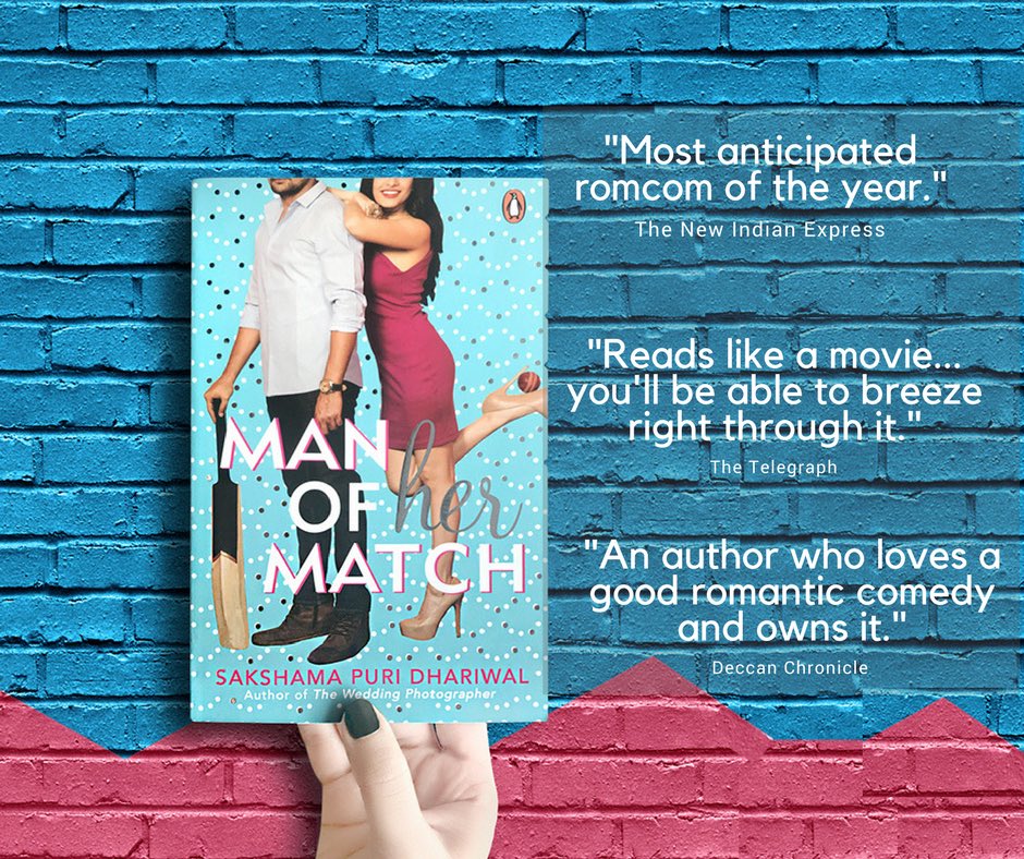 sakshama's tweet photo. It's true. I do love a good romcom! #ManOfHerMatch @PenguinIndia https://t.co/BVowgBD3u0