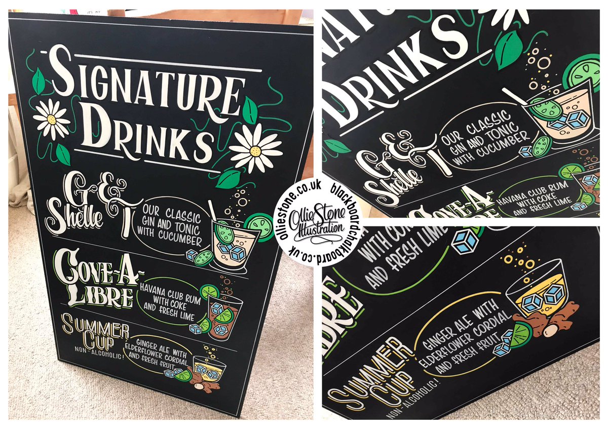 olliestonedraws's tweet image. Fresh #weddingchalkboard shipped off for the big day! #chalkart #chalkmenu #chalkboardmenu #weddingsigns #wedding #bespokesigns #olliestone