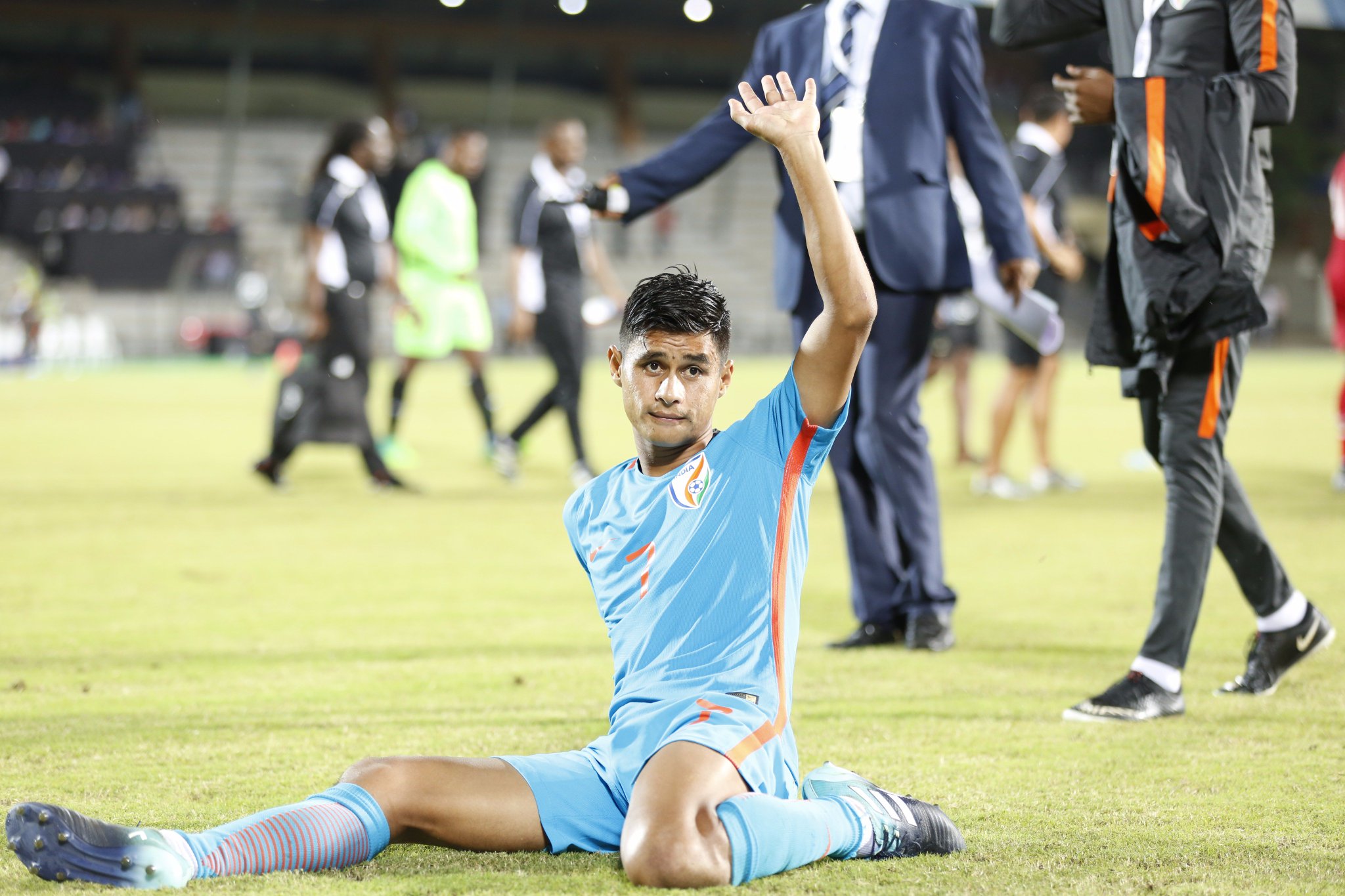 @IndianFootball : Midfield maestro @eugeneson10 responds to the buoyant 