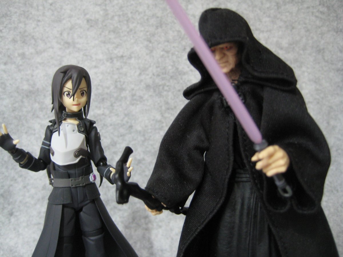 debu140140's tweet photo. #fignma #figma写真部 #ブンドド #オモ写 #SAO #ソードアートオンライン 
皇「ちょいと貸してみ、フォン」
キ「！！」
皇「いい色だ」
皇「返すぞ」
皇「また会おう少年・・・」
シ「キリト君知り合い？（GGOにあんなキャラいたかしら）」
キ「初めて会う人だよ」 https://t.co/wcSklM4PWl