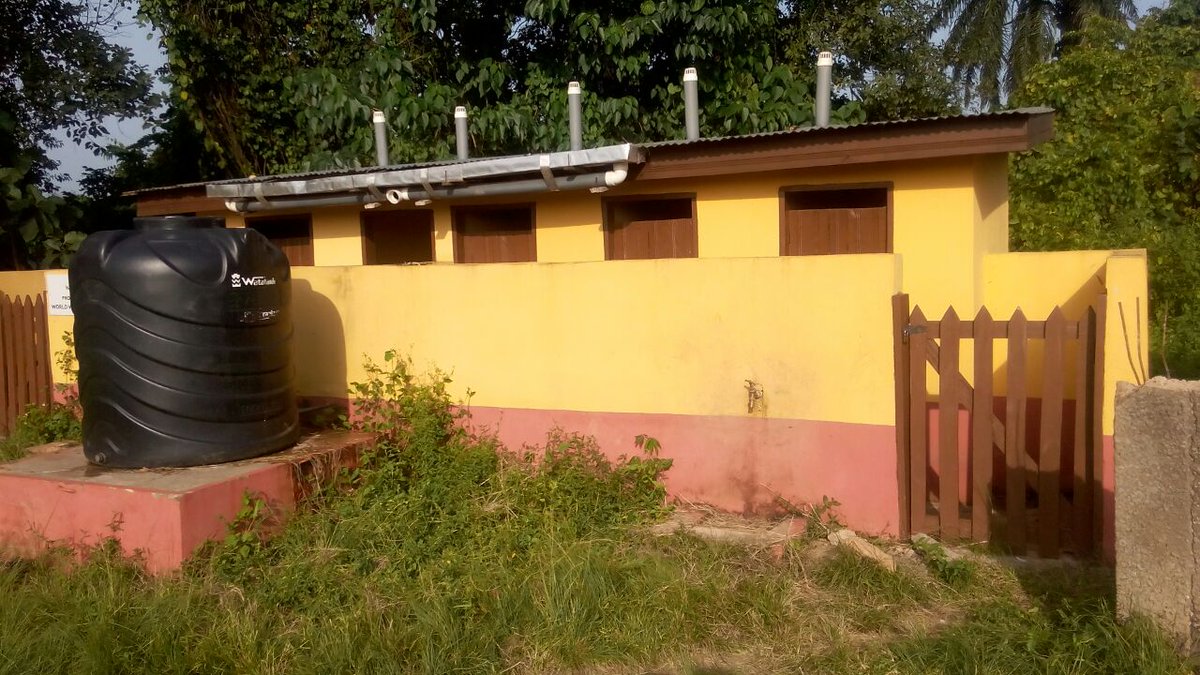WishesAlliance's tweet photo. #ProfilingNGOWorks in Ghana @WorldVisionGH is doing great work in the Volta region of #Ghana . Thank you for providing this toilet facility https://t.co/TGZsrhAjz5