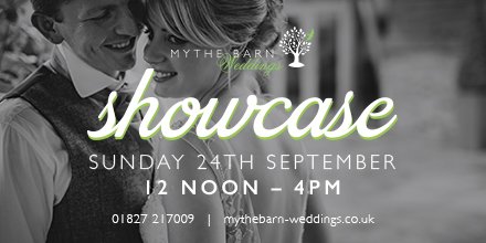 We're super excited for our #showcase Event! Re-tweet if you're attending! We'll be announcing our chosen #weddingsuppliers shortly!